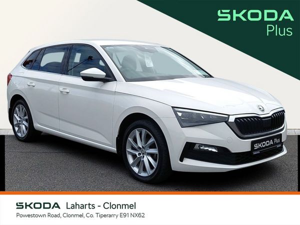 Skoda Scala Hatchback, Petrol, 2022, White