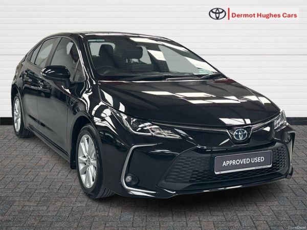 Toyota Corolla Saloon, Petrol Hybrid, 2023, Black