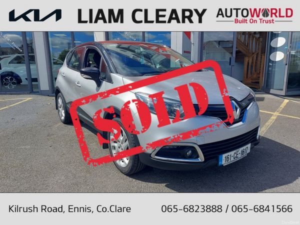 Renault Captur Hatchback, Diesel, 2016, Silver