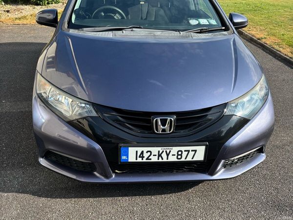 Honda Civic Hatchback, Diesel, 2014, Blue