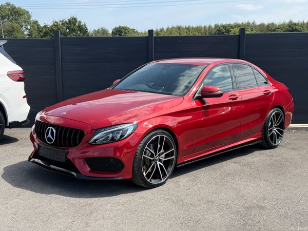 Mercedes-Benz C-Class Saloon, Diesel, 2018, Red