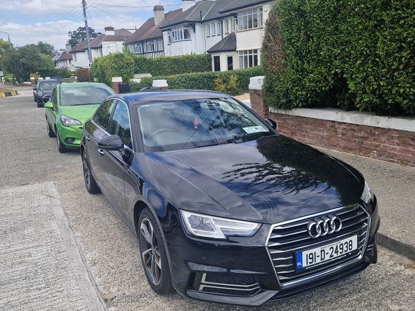 Audi A4 Saloon, Petrol, 2019, Black