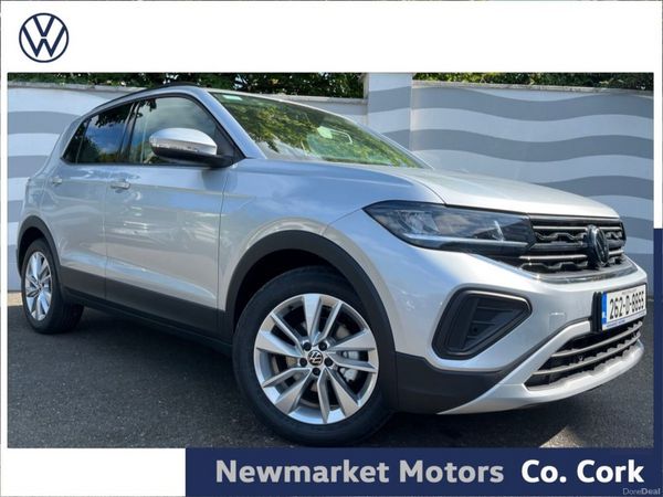 Volkswagen T-Cross SUV, Petrol, 2026, Silver