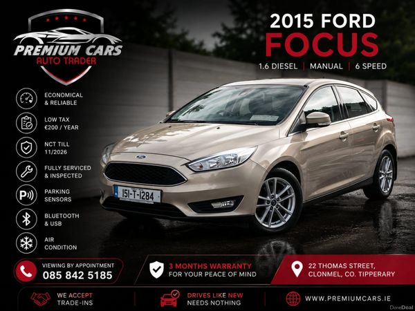 Ford Focus Hatchback, Diesel, 2015, Silver