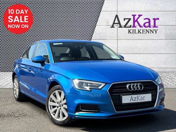Audi A3 Saloon, Petrol, 2018, Blue