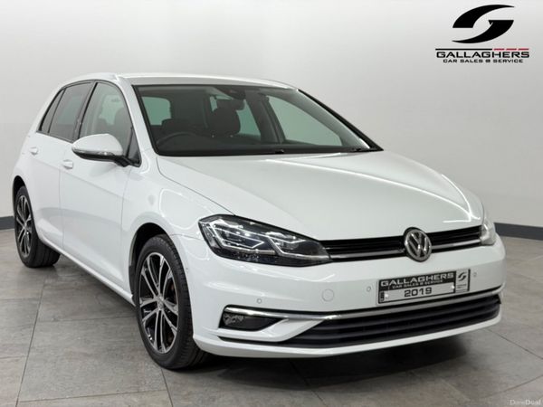 Volkswagen Golf Hatchback, Petrol, 2019, White