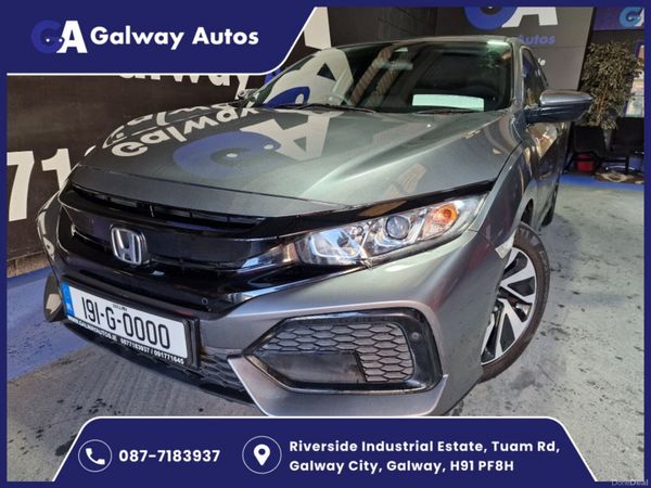 Honda Civic Hatchback, Petrol, 2019, Grey