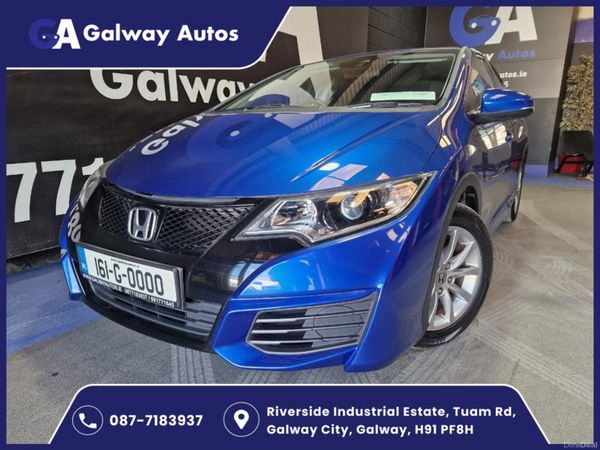 Honda Civic Hatchback, Diesel, 2016, Blue