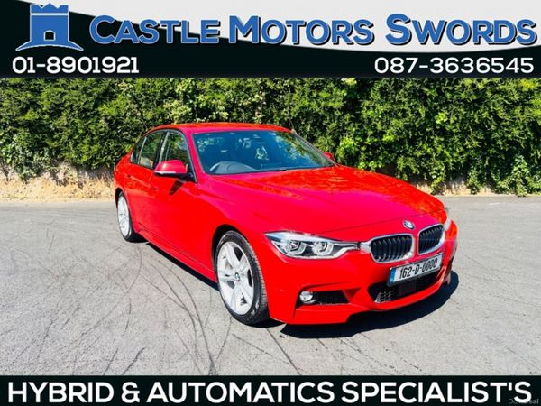 BMW 3-Series Saloon, Petrol Plug-in Hybrid, 2016, Red