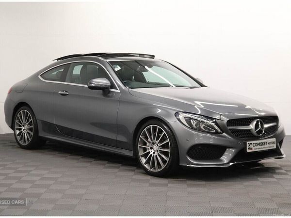 Mercedes-Benz C-Class Coupe, Petrol, 2016, Grey