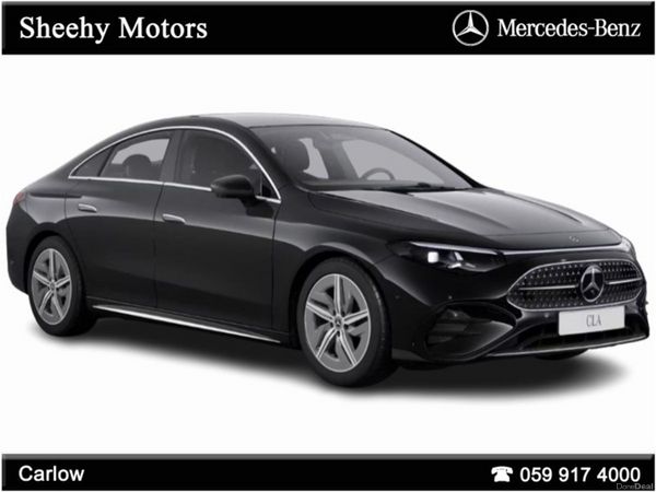 Mercedes-Benz CLA Saloon, Petrol Hybrid, 2026, Black