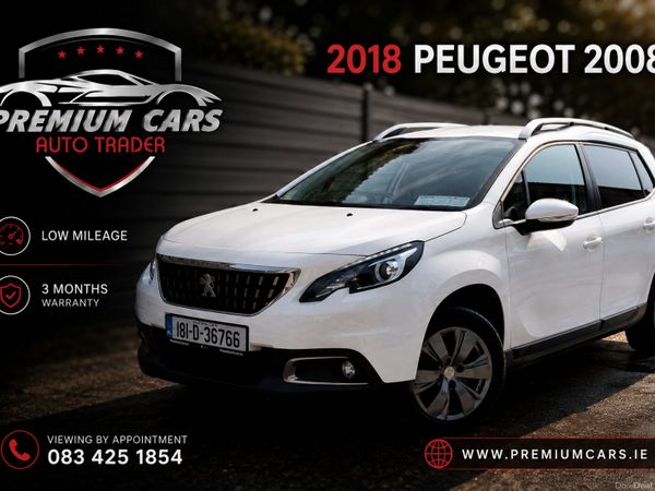 Peugeot 2008 Estate, Petrol, 2018, White