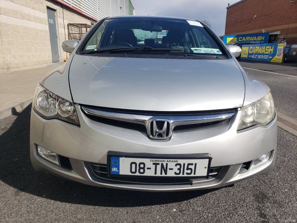 Honda Civic Saloon, Petrol Hybrid, 2008, Grey