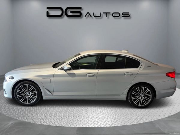 BMW 5-Series Saloon, Petrol Plug-in Hybrid, 2018, Silver