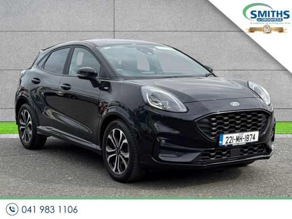 Ford Puma MPV, Petrol Hybrid, 2022, Black