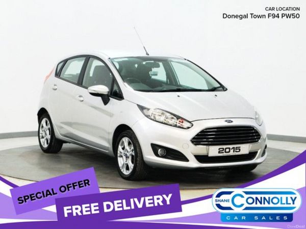 Ford Fiesta Hatchback, Petrol, 2015, Silver