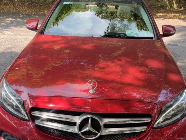 Mercedes-Benz C-Class Saloon, Diesel, 2017, Red
