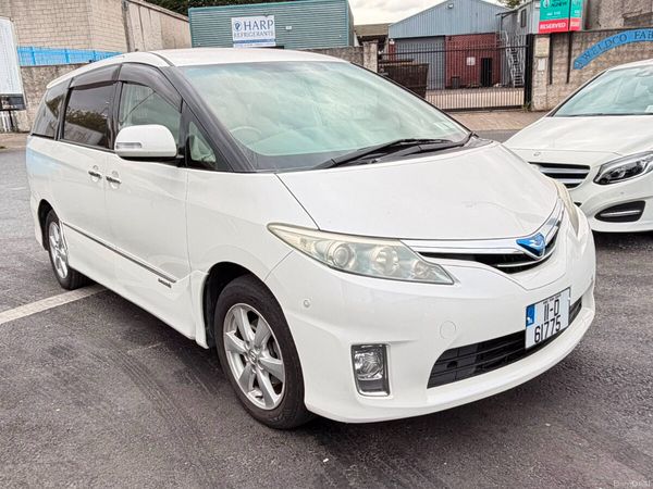 Toyota Estima MPV, Petrol Hybrid, 2011, White