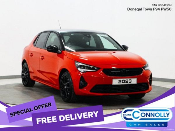 Vauxhall Corsa Hatchback, Electric, 2023, Red