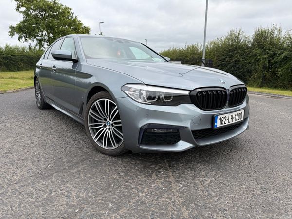 BMW 5-Series Saloon, Petrol Plug-in Hybrid, 2018, Blue