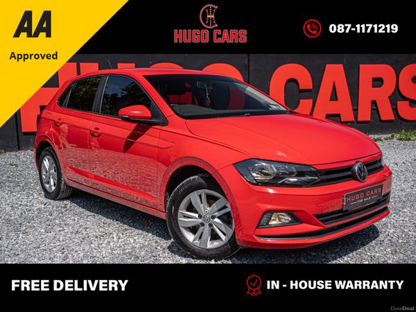 Volkswagen Polo Hatchback, Petrol, 2018, Red