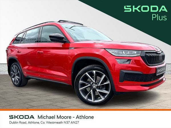 Skoda Kodiaq SUV, Diesel, 2023, Red