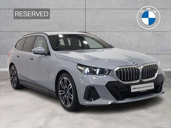 BMW 5-Series Estate, Petrol Hybrid, 2025, Grey