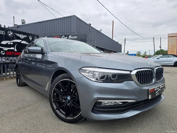 BMW 5-Series Saloon, Petrol Plug-in Hybrid, 2017, Blue
