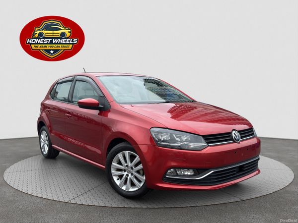 Volkswagen Polo Hatchback, Petrol, 2017, Red