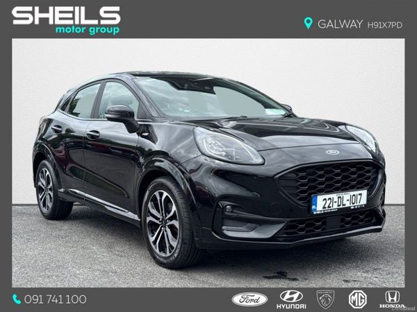 Ford Puma MPV, Petrol Hybrid, 2022, Black
