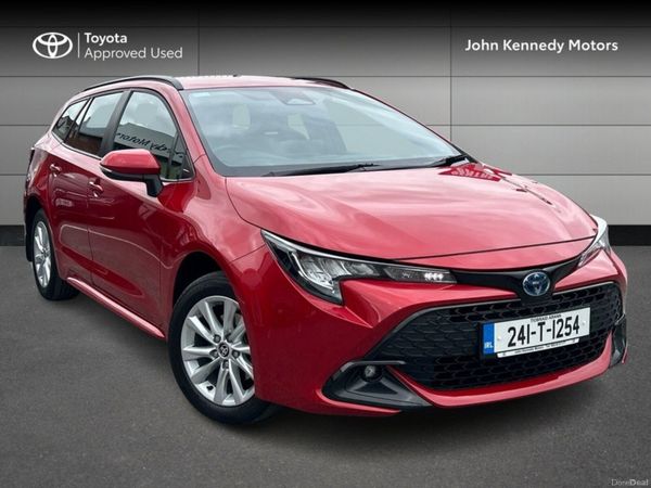 Toyota Corolla Estate, Petrol Hybrid, 2024, Red