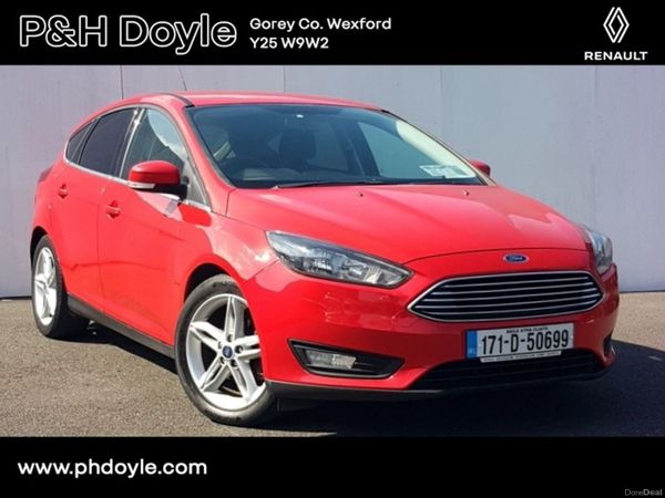 Ford Focus Hatchback, Diesel, 2017, Red