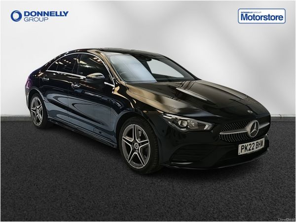 Mercedes-Benz CLA Saloon, Petrol Hybrid, 2022, Black