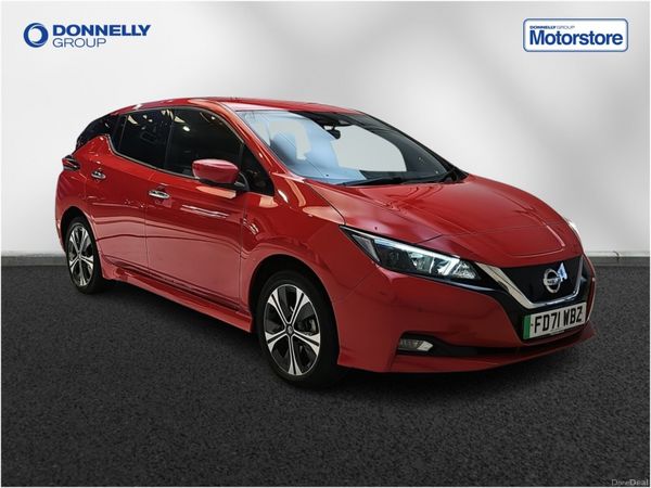 Nissan Leaf Hatchback, Electric, 2022, Red