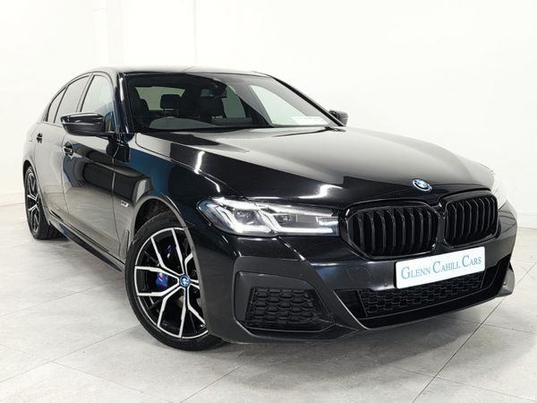 BMW 5-Series Saloon, Petrol Plug-in Hybrid, 2022, Black