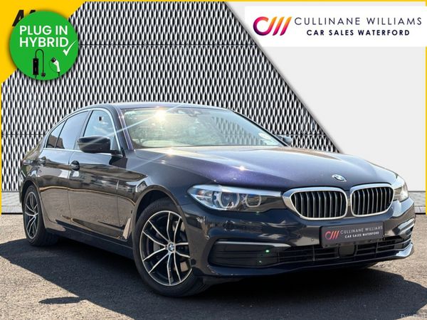 BMW 5-Series Saloon, Petrol Plug-in Hybrid, 2018, Blue