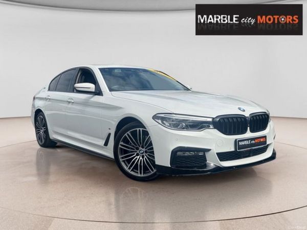 BMW 5-Series Saloon, Petrol Plug-in Hybrid, 2019, White