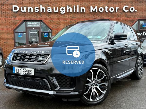 Land Rover Range Rover Sport Estate, Petrol Plug-in Hybrid, 2019, Black