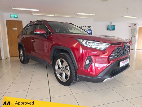 Toyota RAV4 SUV, Petrol Hybrid, 2021, Red