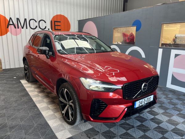 Volvo XC60 SUV, Petrol Plug-in Hybrid, 2024, Red
