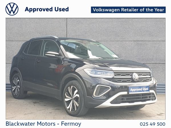 Volkswagen T-Cross SUV, Petrol, 2024, Black
