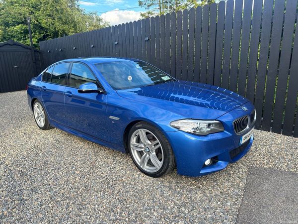 BMW 5-Series Saloon, Diesel, 2013, Blue