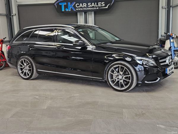 Mercedes-Benz C-Class Estate, Petrol Plug-in Hybrid, 2016, Black