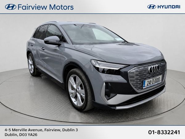 Audi Q4 e-tron SUV, Electric, 2024, Grey