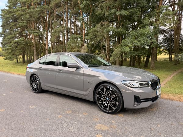 BMW 5-Series Saloon, Petrol Plug-in Hybrid, 2022, Grey