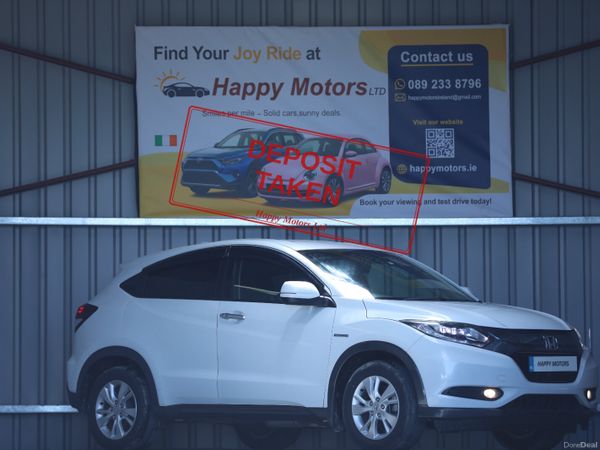 Honda Vezel SUV, Petrol Hybrid, 2015, White