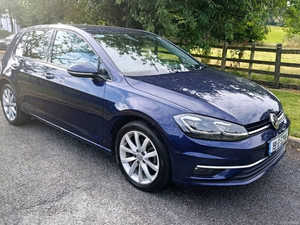 Volkswagen Golf Hatchback, Petrol, 2019, Blue