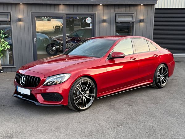 Mercedes-Benz C-Class Saloon, Diesel, 2018, Red