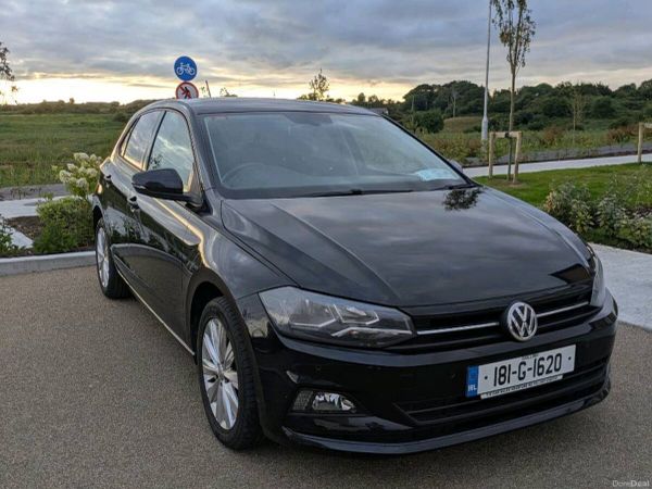 Volkswagen Polo Hatchback, Petrol, 2018, Black