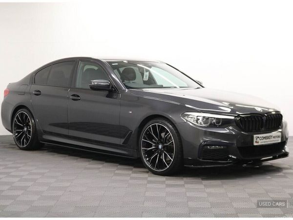 BMW 5-Series Saloon, Petrol, 2019, Grey